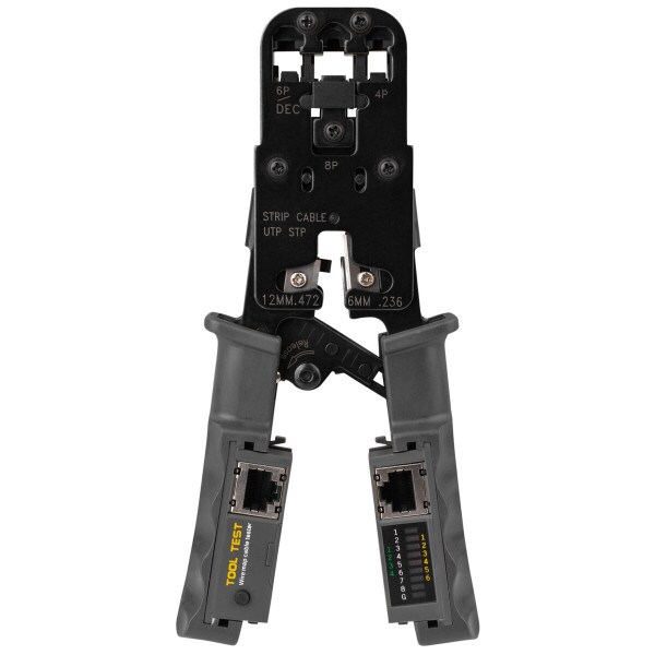 Main product image for Network RJ45 and Telecom Crimp Tool with Pouch and 150-052